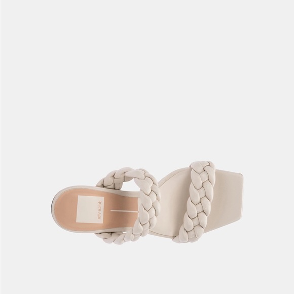 Dolce Vita Braided Paily Heels in Ivory - Picture 7 of 14